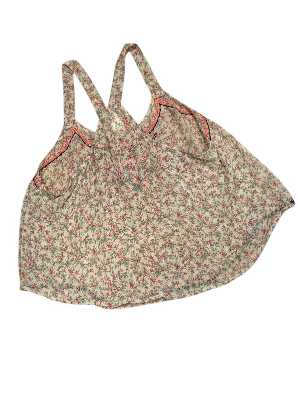 Love Squared Floral Blouse in Cream, Pink & Teal